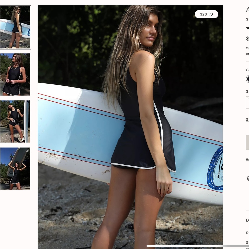 Acacia Alma Surf Dress NWT